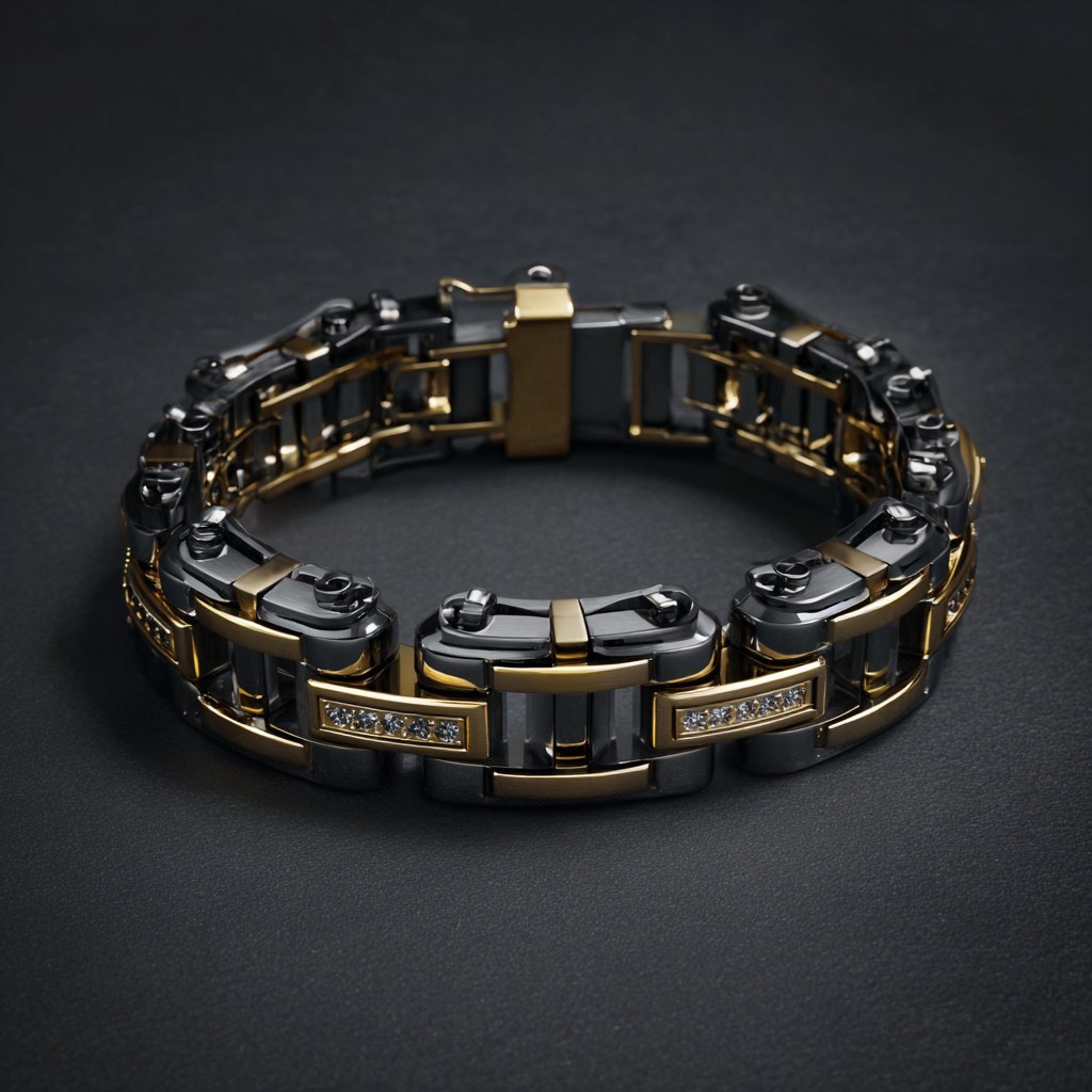 Золотой браслет DG-BR-08