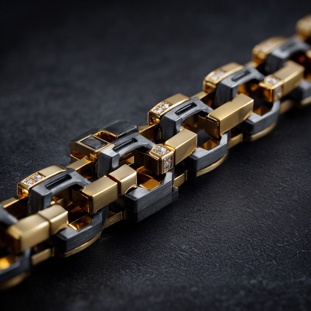 Золотой браслет DG-BR-09