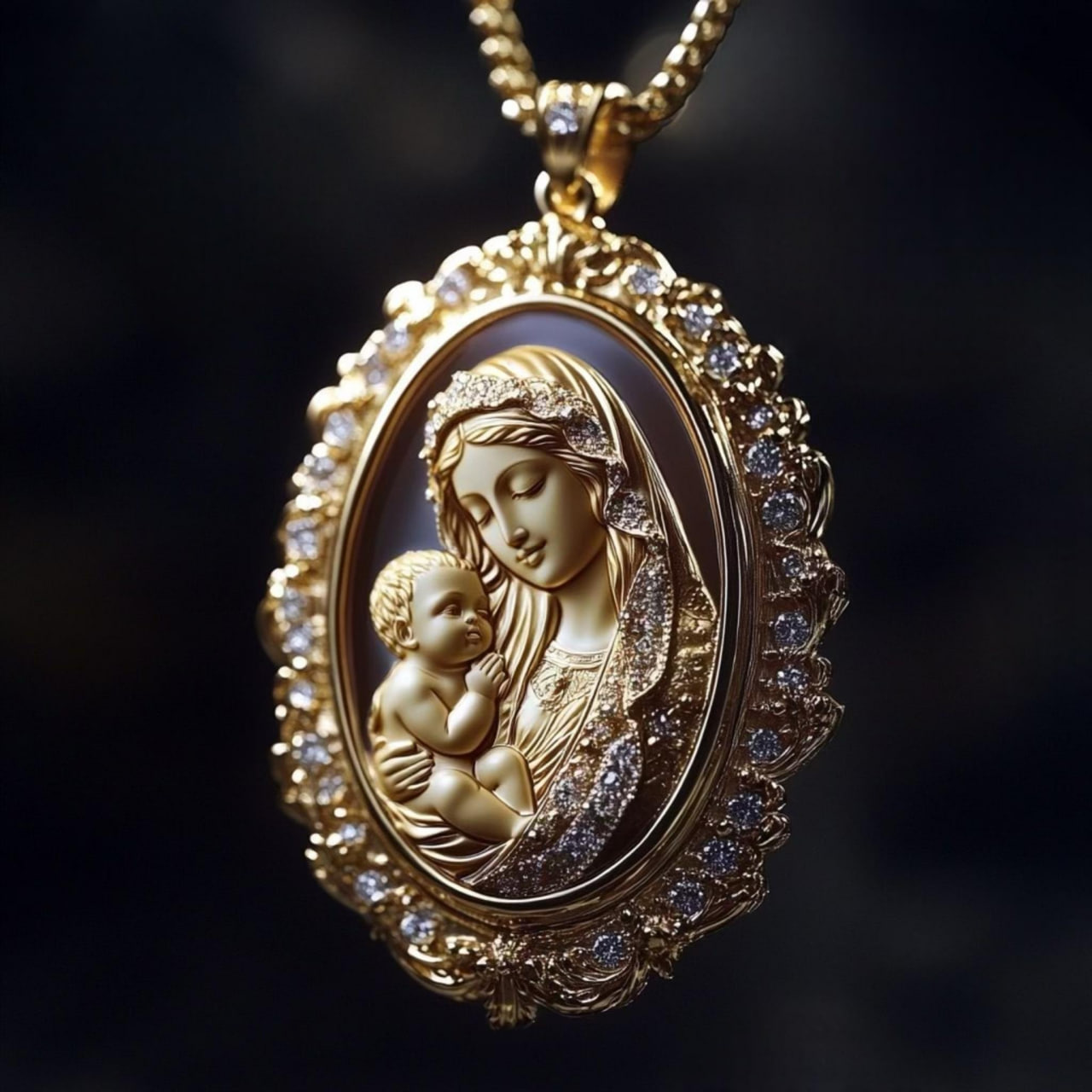 Золотая подвеска DG-PD-06