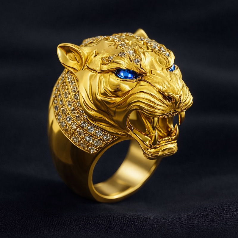 Кольцо с животными DG-RA-02