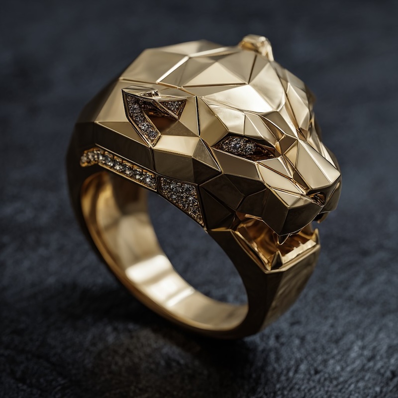 Кольцо с животными DG-RA-17