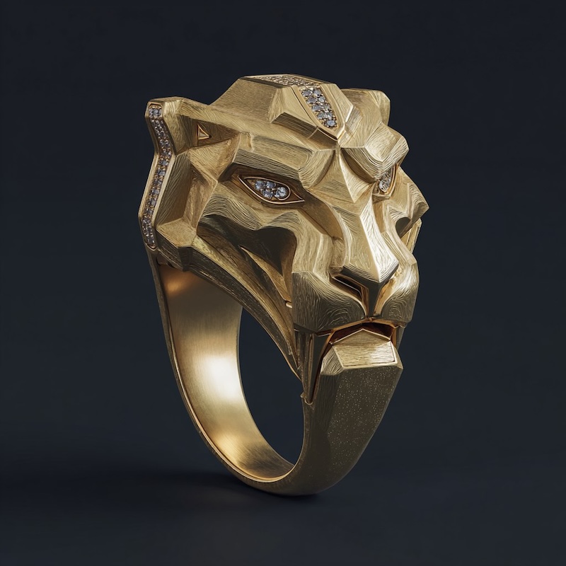 Кольцо с животными DG-RA-19